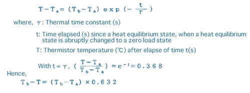 Thermal time constant